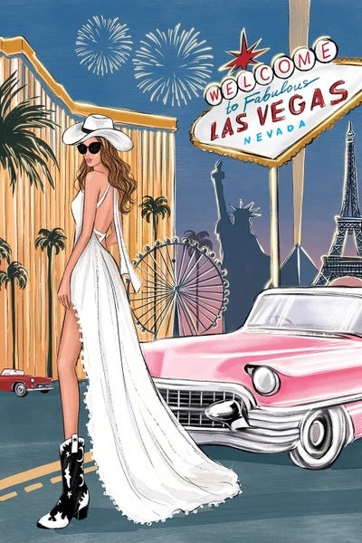 Fashion Lover: Girl In Las Vegas by LaLana Arts