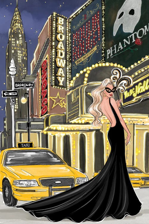 Broadway by LaLana Arts wall art