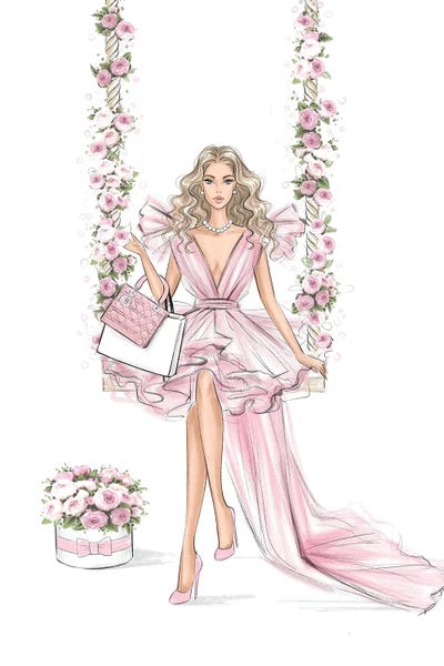 Fashion Lover: Spring Fairytale Girl by LaLana Arts