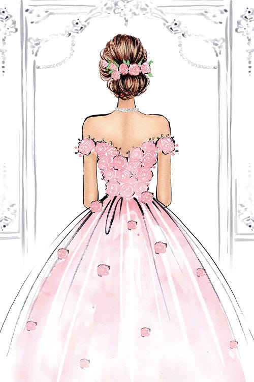 Rose Gown Brunette