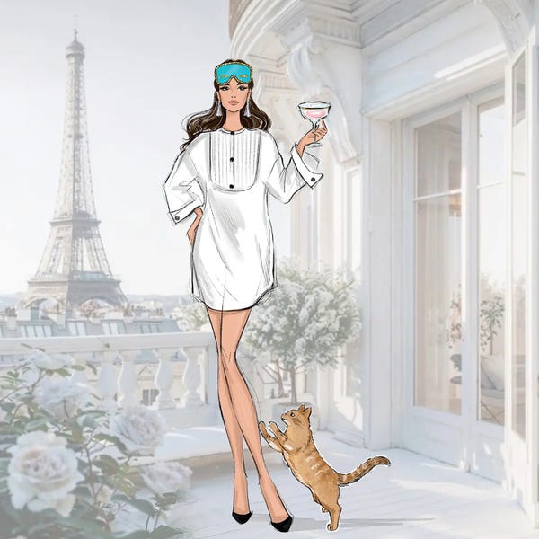 2026 | Cloud Dancer: Breakfast In Paris by LaLana Arts