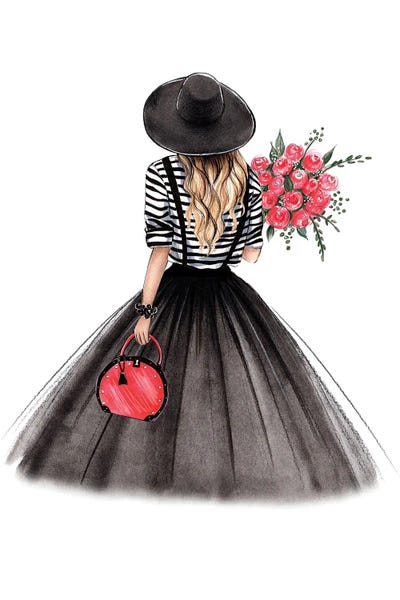 Bags & Purses: Paris Vibes Blonde Girl by LaLana Arts