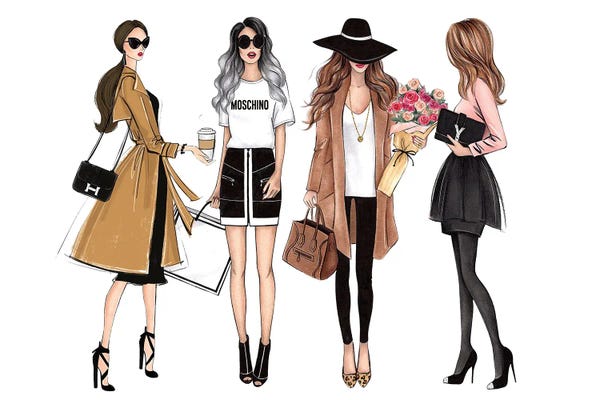 Shopping: Fashion Girls by LaLana Arts