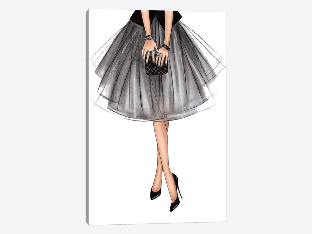 Tulle Skirt by LaLana Arts 1-piece Canvas Art