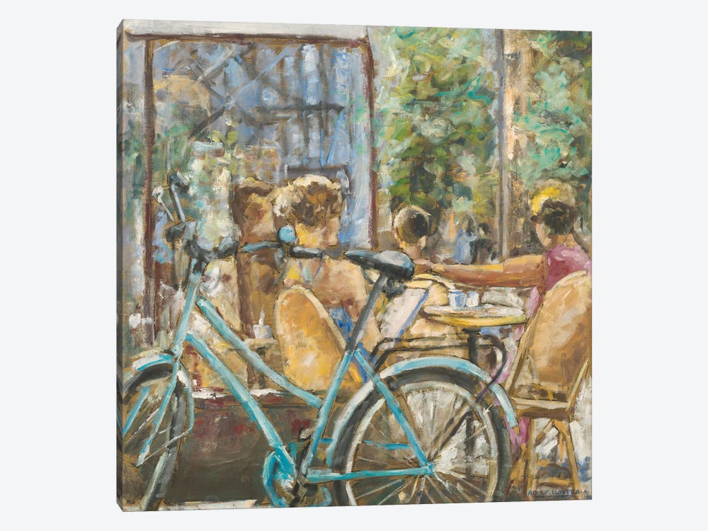 Cafe Paris V by Adolf Llovera 1-piece Canvas Artwork