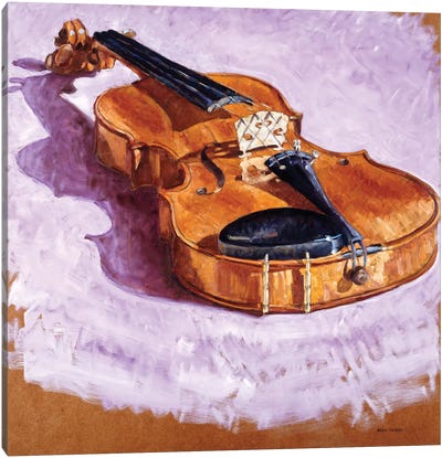 Violin Canvas Art Print