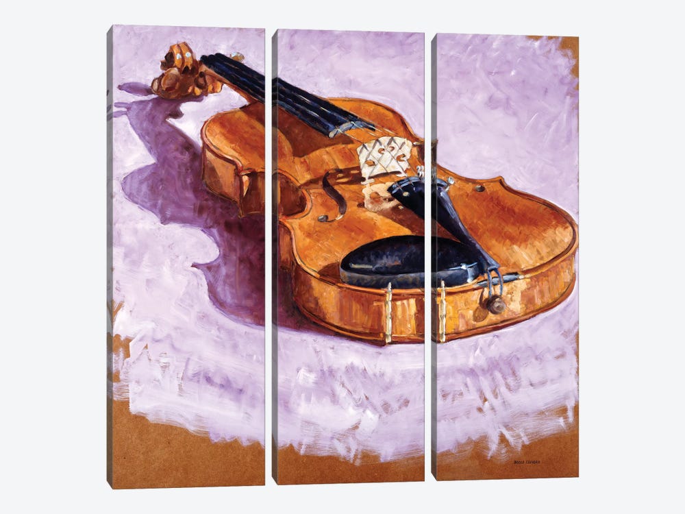 Violin by Adolf Llovera 3-piece Canvas Wall Art