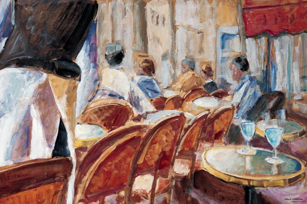 Cafes: Café Terrace by Adolf Llovera