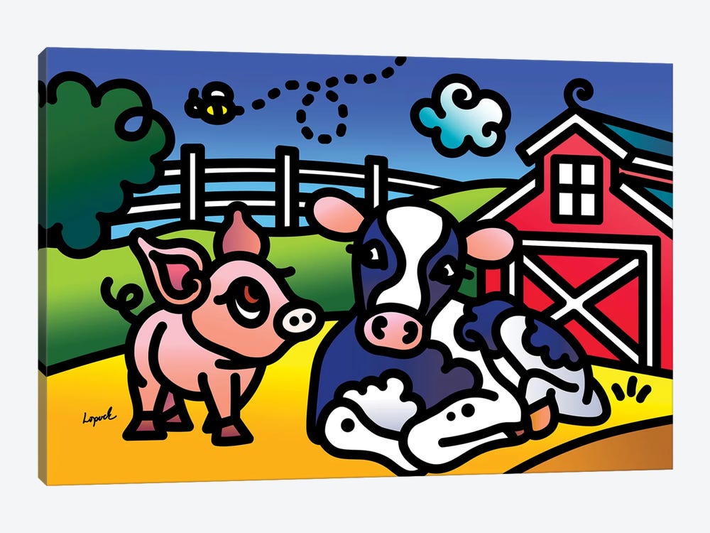 Farm Doodles I by Lisa Lopuck 1-piece Art Print