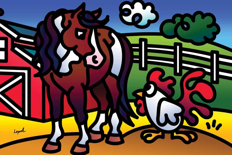 Farm Doodles II by Lisa Lopuck wall art