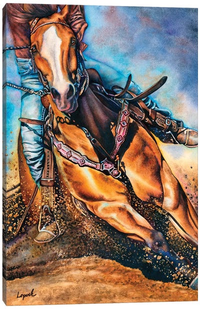 Get Dun Canvas Art Print - Cowboy & Cowgirl Art