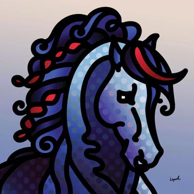 In The Red by Lisa Lopuck metal wall art