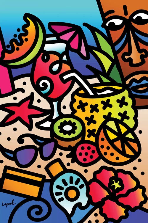 Liquid Vacation by Lisa Lopuck canvas print