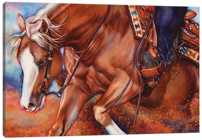 Pay Dirt Canvas Art Print - Cowboy & Cowgirl Art