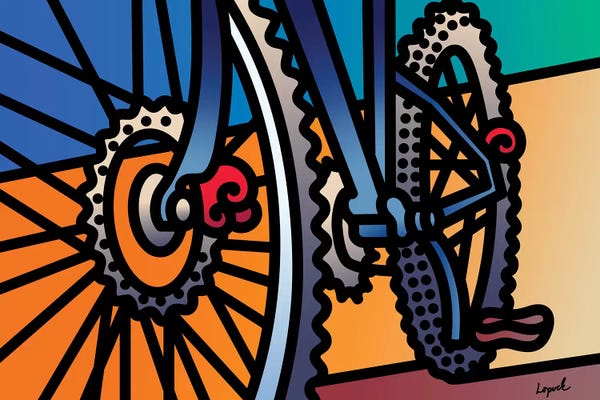 Kids Transportation Art: Rollin Out by Lisa Lopuck