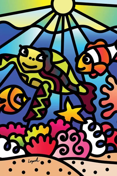 Clown Fish: Sea I by Lisa Lopuck