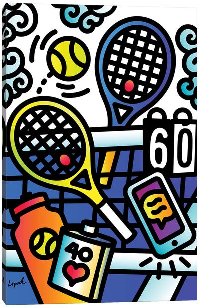 Secret Sauce Canvas Art Print - Tennis Art