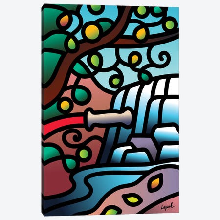 WaterBreak I Canvas Print #LLP54} by Lisa Lopuck Canvas Artwork
