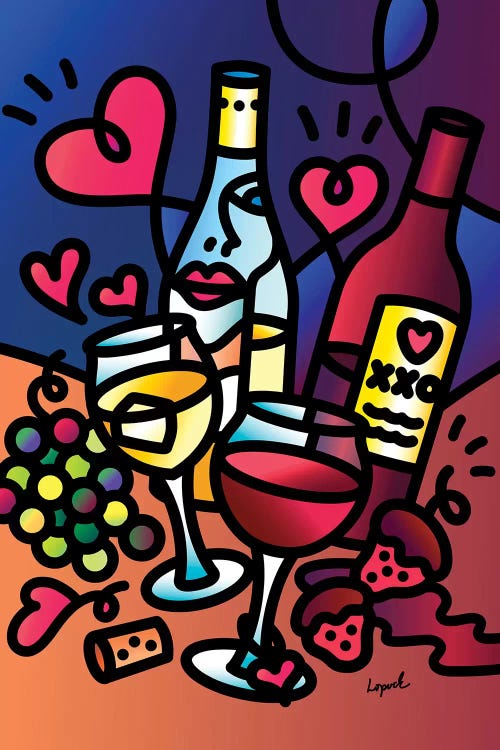 Wine Lover by Lisa Lopuck wall art