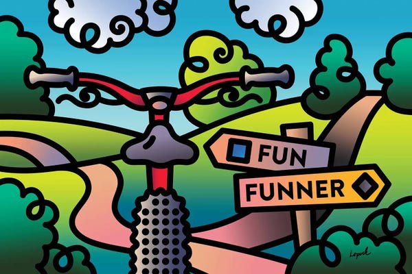 Kids Transportation Art: Crossroads by Lisa Lopuck