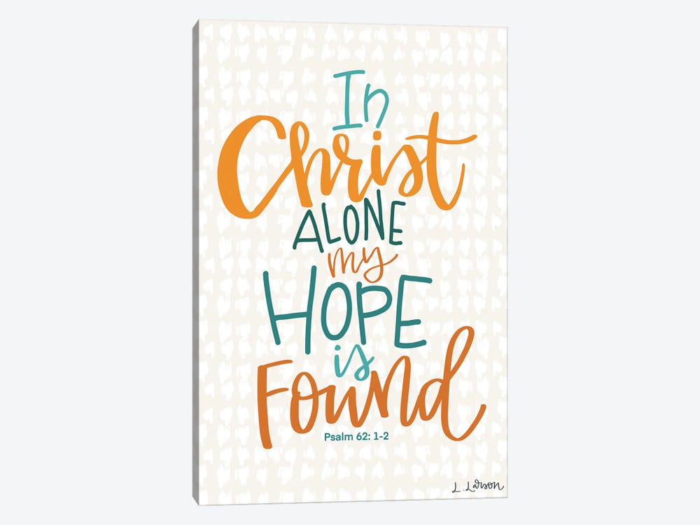 In Christ Alone by Lisa Larson 1-piece Canvas Artwork