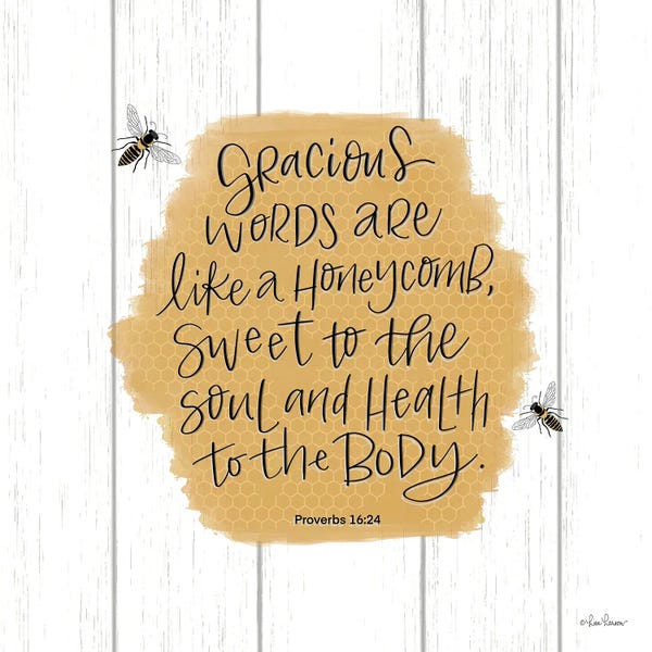 Bees: Gracious Words by Lisa Larson