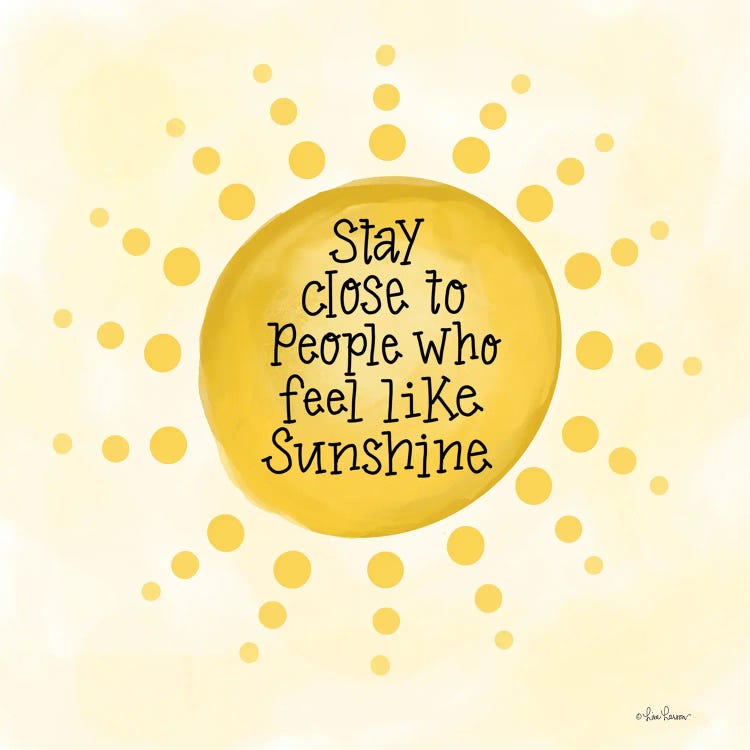 People Who Feel Like Sunshine