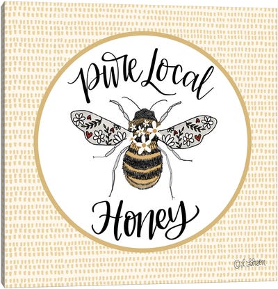 Pure Local Honey Canvas Art Print
