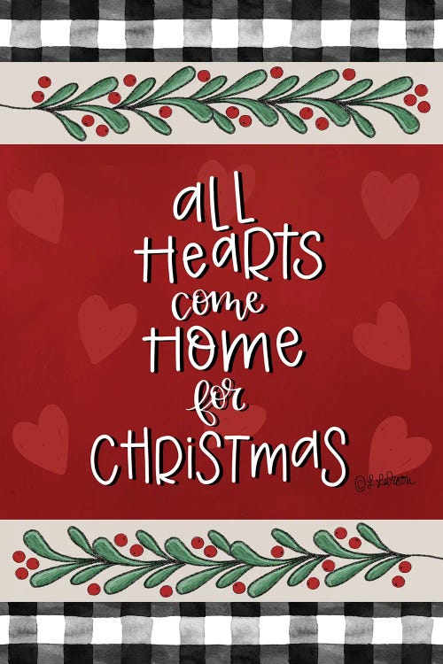 All Hearts Come Home At Christmas by Lisa Larson wall art