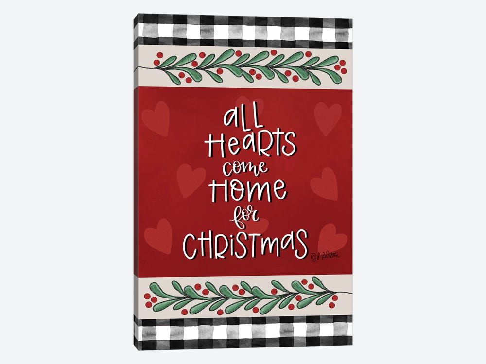 All Hearts Come Home At Christmas by Lisa Larson 1-piece Canvas Art Print