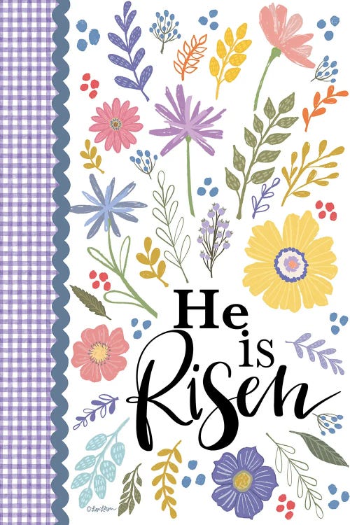 He Is Risen by Lisa Larson canvas print
