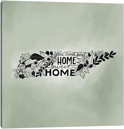 Home Sweet Home Tennessee - Color Canvas Art Print - Tennessee Art