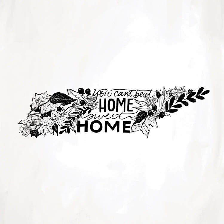 Home Sweet Home Tennessee B&W