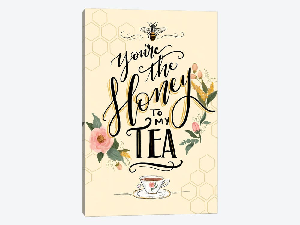 Honey To My Tea by Lily & Val 1-piece Canvas Wall Art