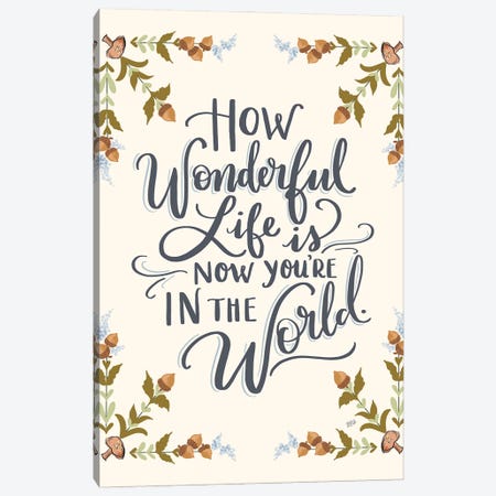 How Wonderful Life Is - Boy Canvas Print #LLV117} by Lily & Val Canvas Art Print