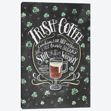 Irish Coffee Recipe Canvas Print #LLV120} by Lily & Val Canvas Art Print