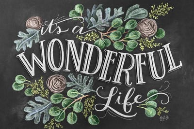 It's A Wonderful Life by Lily & Val art print