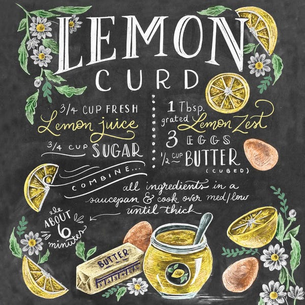 Modern Farmhouse Décor: Lemoncurd Recipe by Lily & Val