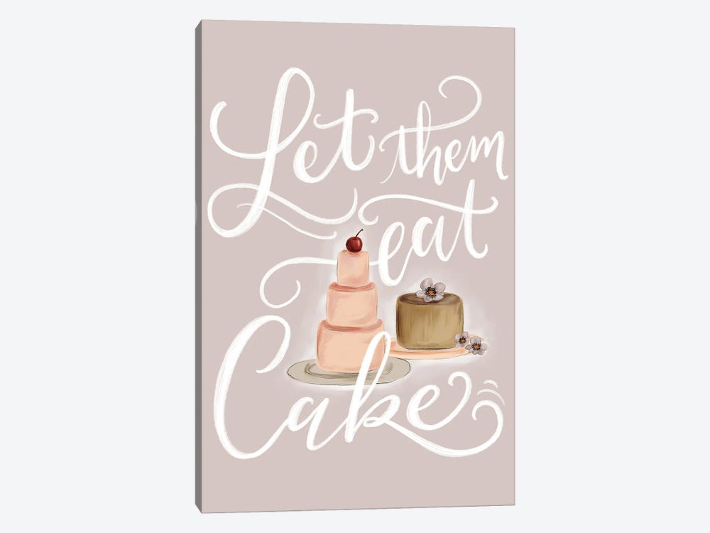 Let Them Eat Cake by Lily & Val 1-piece Canvas Wall Art
