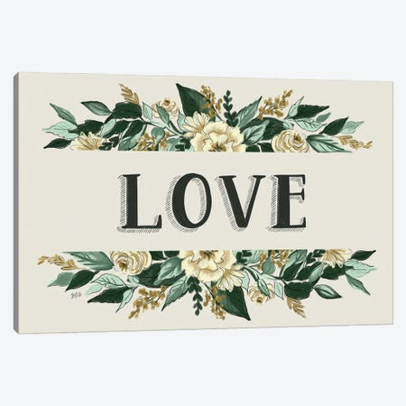 Love Botanical Canvas Print #LLV141} by Lily & Val Canvas Print