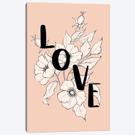 Love Roses Canvas Print #LLV143} by Lily & Val Canvas Art Print