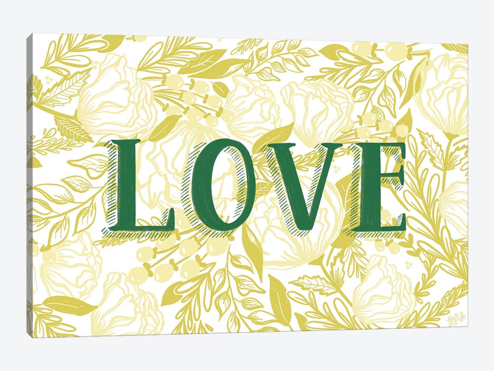 Love Yellow by Lily & Val 1-piece Canvas Print