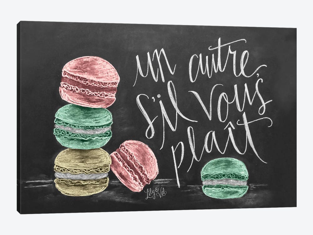 Macarons by Lily & Val 1-piece Canvas Art Print