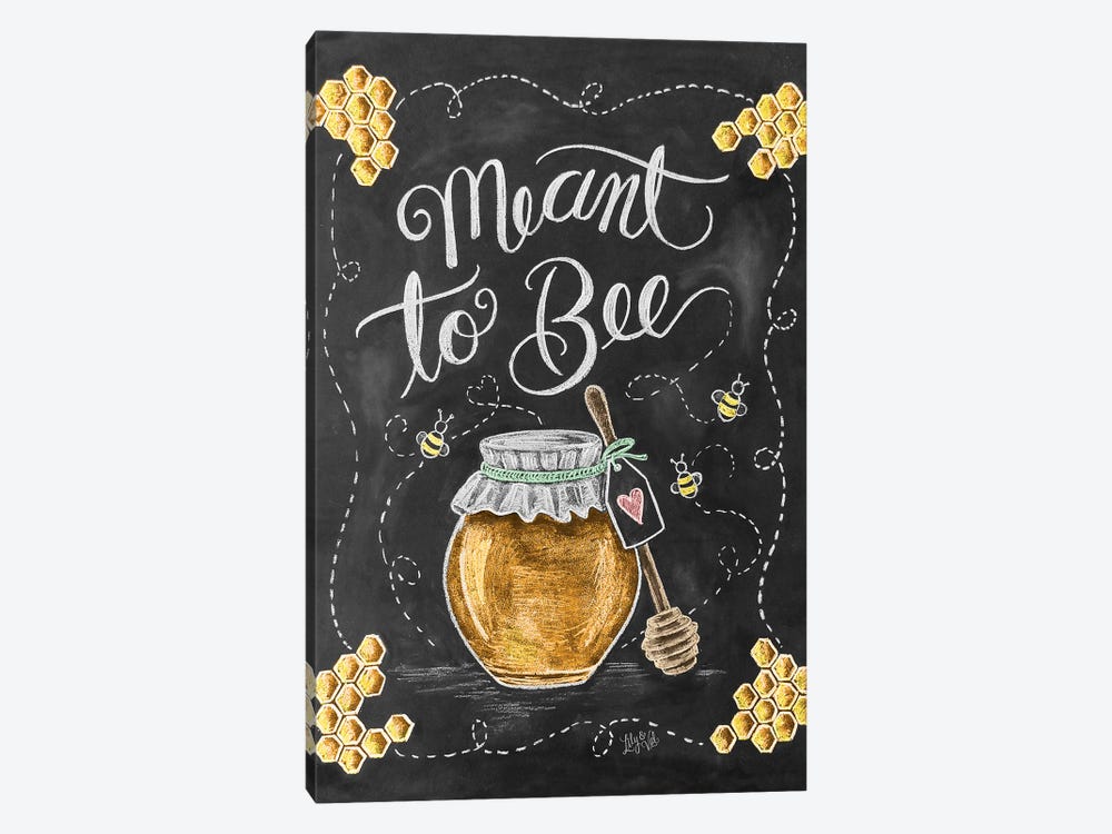 Meant To Bee by Lily & Val 1-piece Canvas Art