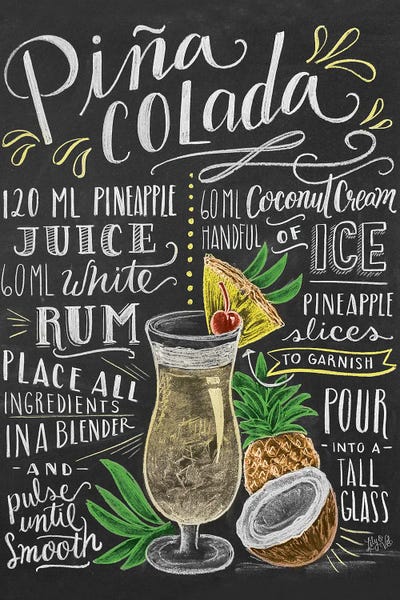 Kitchen: Pina Colada Recipe by Lily & Val