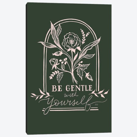 Be Gentle With Yourself Canvas Print #LLV16} by Lily & Val Canvas Art