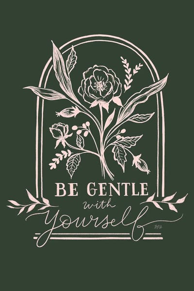Zen Bedroom: Be Gentle With Yourself by Lily & Val