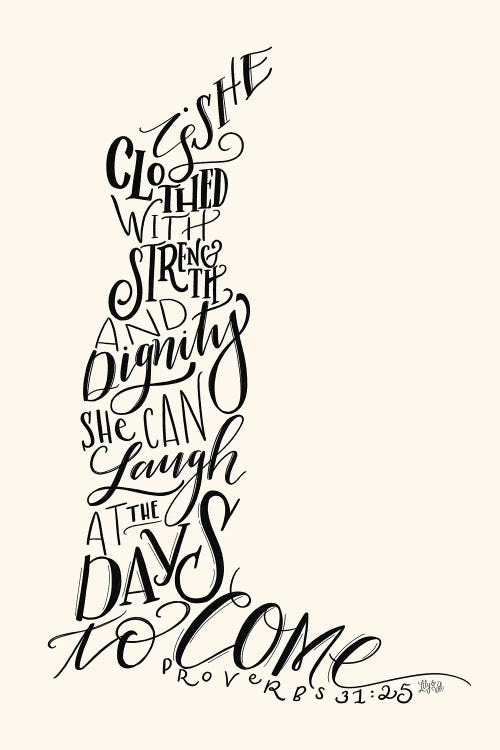 Proverbs 31 Dress I by Lily & Val wall art
