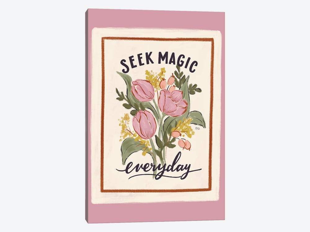 Seeking Magic Everyday by Lily & Val 1-piece Canvas Art Print