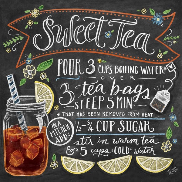 Modern Farmhouse Décor: Sweet Tea Recipe by Lily & Val